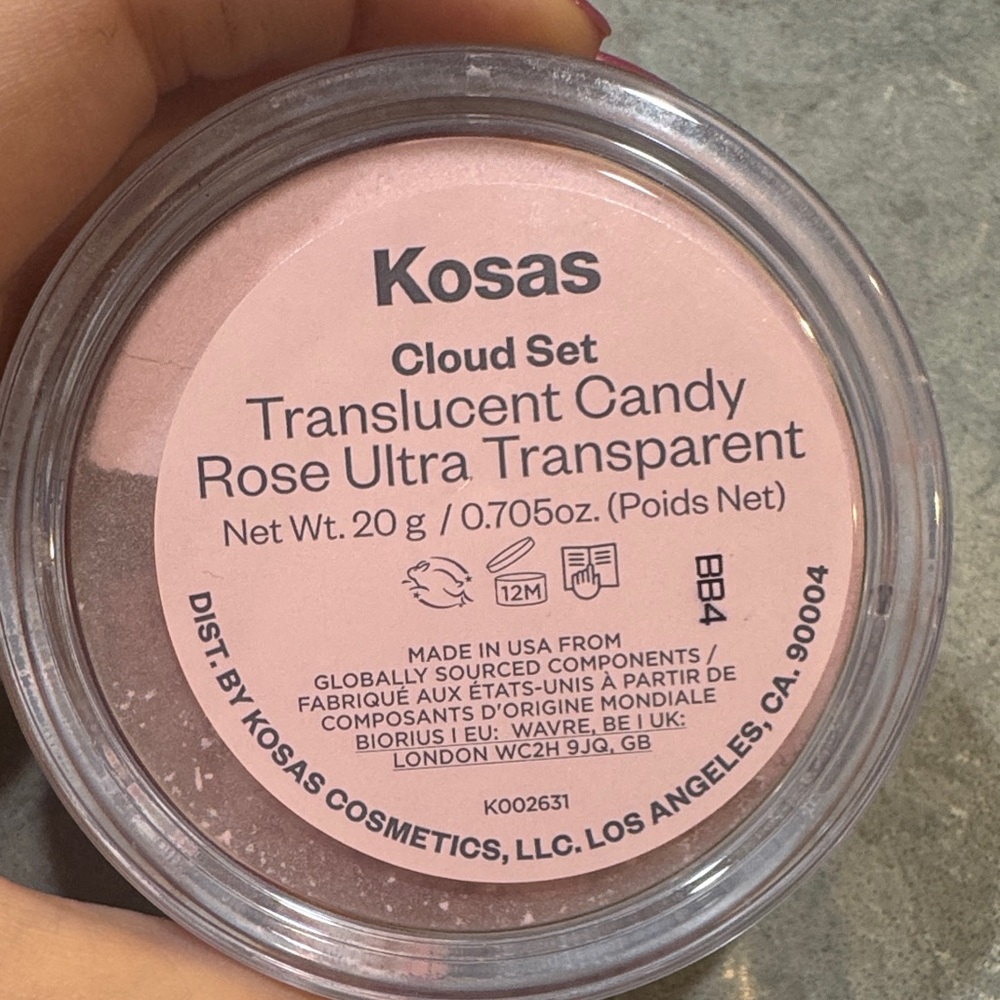 Kosas Cloud Set Translucent Candy Rose Powder